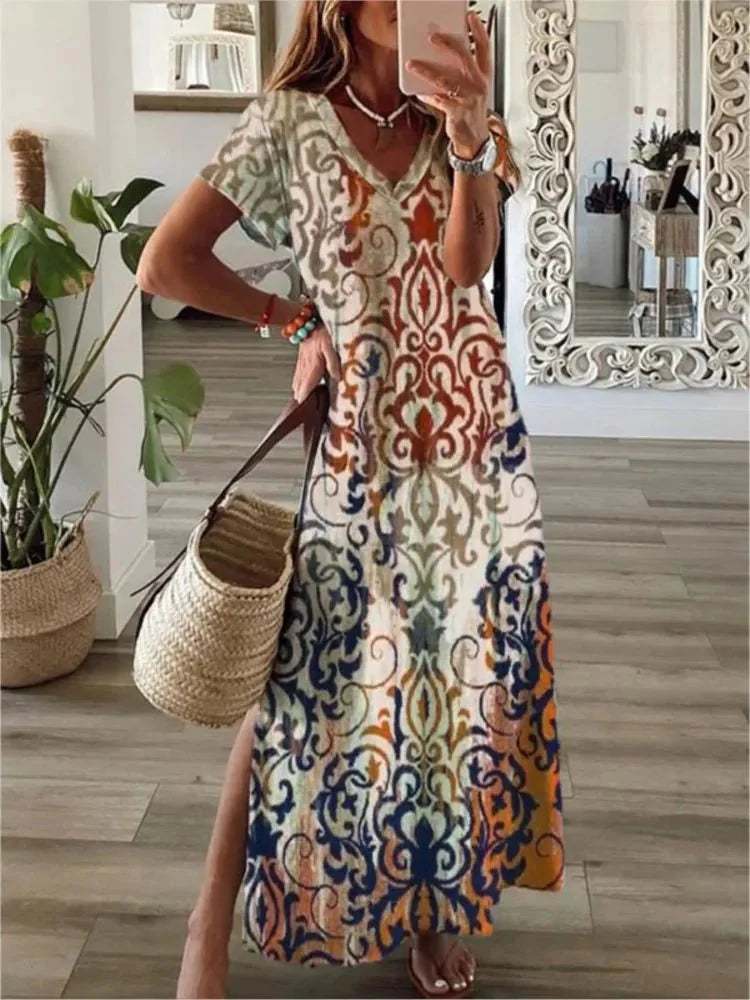Vestido Feminino Estampado Marleyde - Loja Luniva