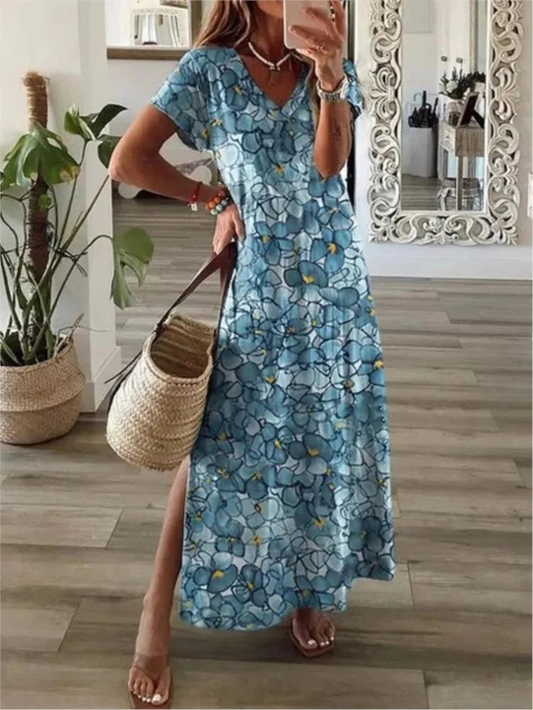 Vestido Feminino Estampado Marleyde - Loja Luniva