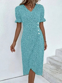 Vestido Feminino Floral Odete - Loja Luniva