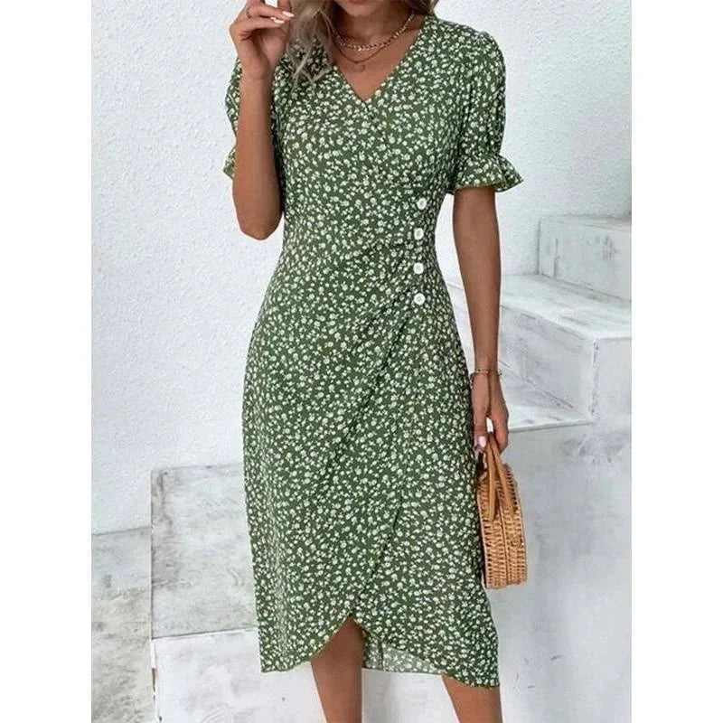 Vestido Feminino Floral Odete - Loja Luniva