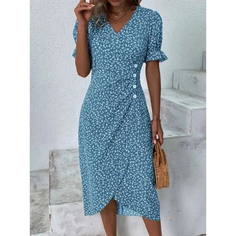 Vestido Feminino Floral Odete - Loja Luniva
