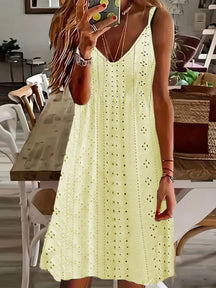 Vestido Feminino Gola V Dione - Loja Luniva