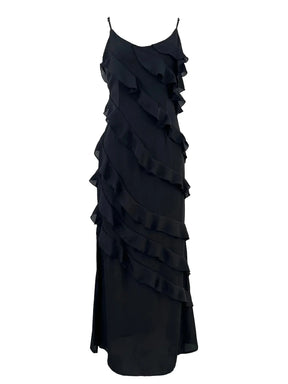 Vestido Feminino Longo de Chiffon Hilde - Loja Luniva