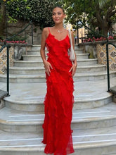 Vestido Feminino Longo de Chiffon Hilde - Loja Luniva