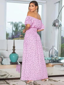 Vestido Feminino Longo Estampado Lilian - Loja Luniva