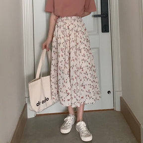 Vestido Feminino Midi Floral - Loja Luniva