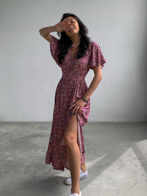 Vestido Floral Carlopi - Loja Luniva