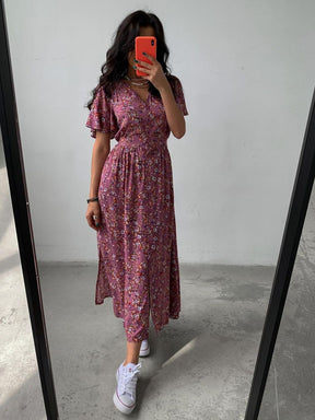 Vestido Floral Carlopi - Loja Luniva