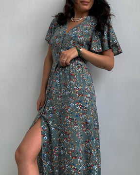 Vestido Floral Carlopi - Loja Luniva