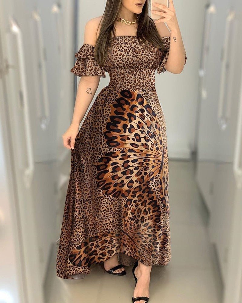 Vestido Longo Borboleta - Loja Luniva