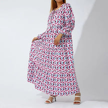 Vestido Longo Estampado Elida - Loja Luniva