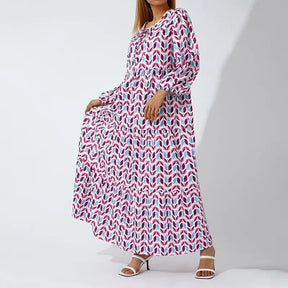 Vestido Longo Estampado Elida - Loja Luniva