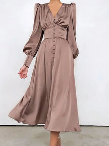 Vestido Midi de Festa - Loja Luniva