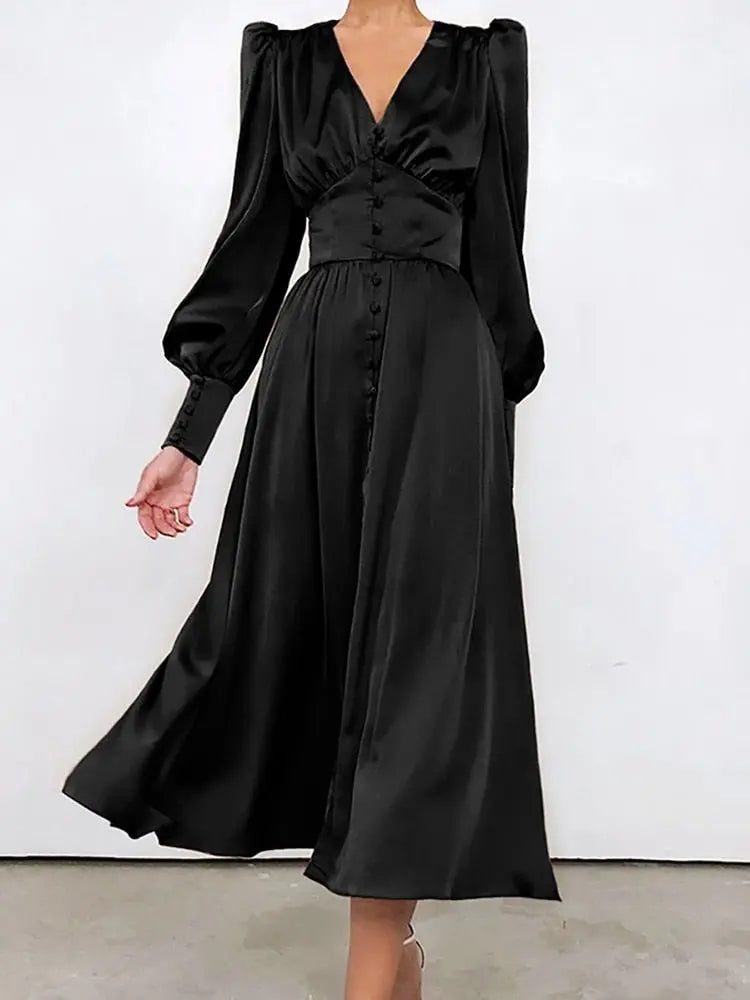 Vestido Midi de Festa - Loja Luniva